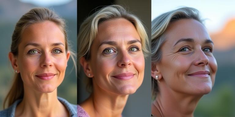 Before and after transformation results showing Boulder women over 40 vitality improvements